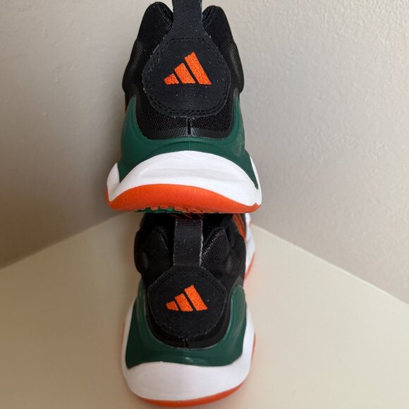 Adidas sneakers in University of Miami Hurricanes colors - Picture 4 of 5